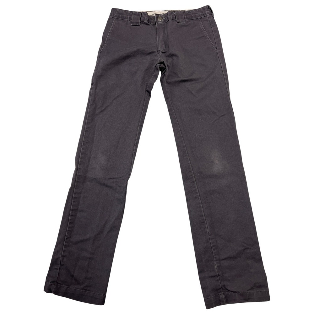 Dickies Skinny Straight Fit Boy's Gray Size 18‎ 30x30 Work Pants
